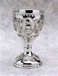 Cake Topper - Silver Plated Resin Chalice