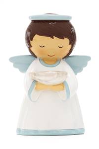 Statue Baptism Angel Blue