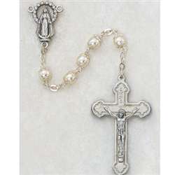 Rosary - Pearl Capped