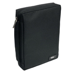 Bible Cover - Black Medium Value Poly-Canvas