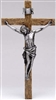Crucifix - 13.5" Antique Silver
