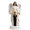 8" Angel with Boy Statue - First Communion