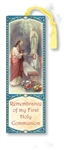 First Communion Laminated Bookmark (Girl)