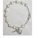 BRACELET DELUXE YOUTH PEARL HEART