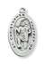 Sterling Silver St. Christopher Medal on 18" Chain