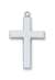 PENDANT Sterling Silver CROSS 24" CHAIN