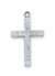 PENDANT Sterling Silver CROSS on 18"  CHAIN