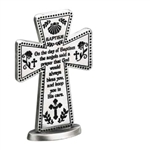 Baptism Cross Standing 3"