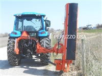 Peruzzo Bull Cross 2200E Orange Ditch Bank Mower