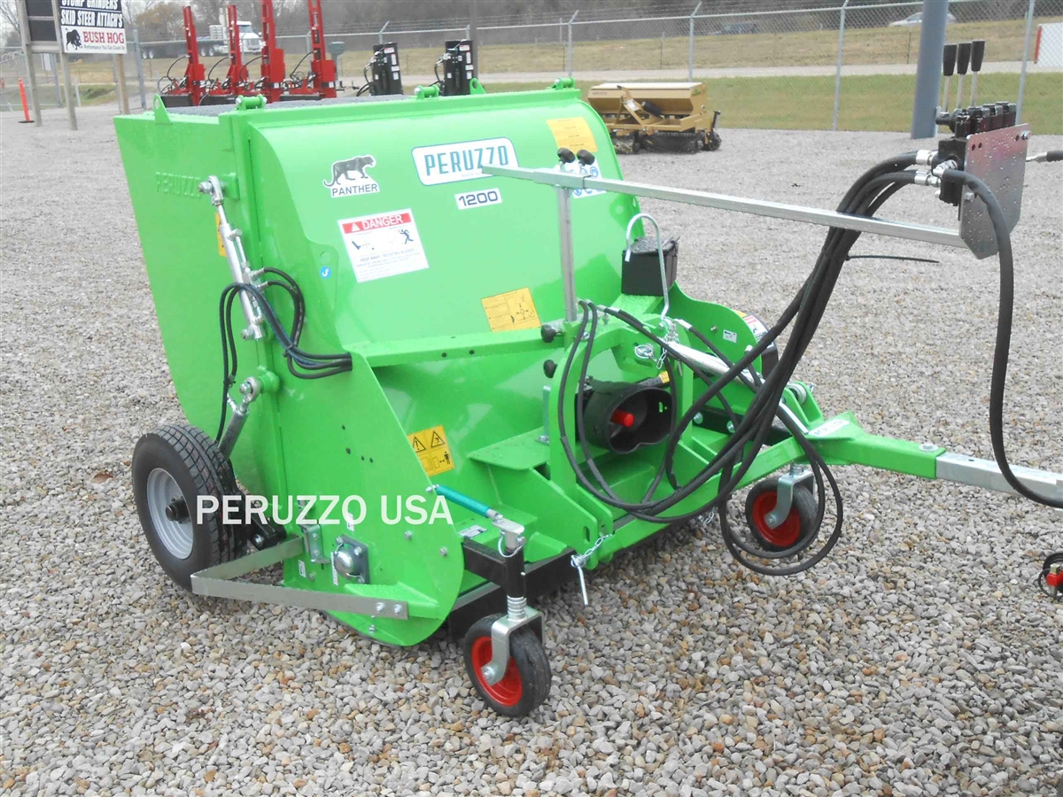 Peruzzo Panther 1600 Tow Behind Flail Mower & Hopper
