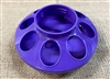 Miller Little Giant Plastic Poultry Feeder Base, Purple, 1-quart