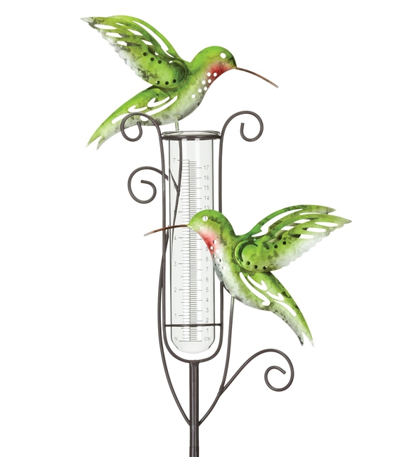 Capri Rain Gauge Hummingbird