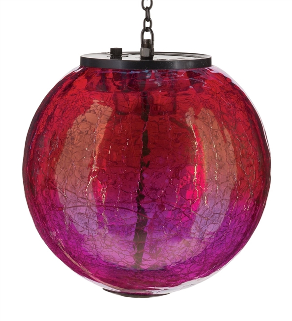 Solar Lantern Pink Globe