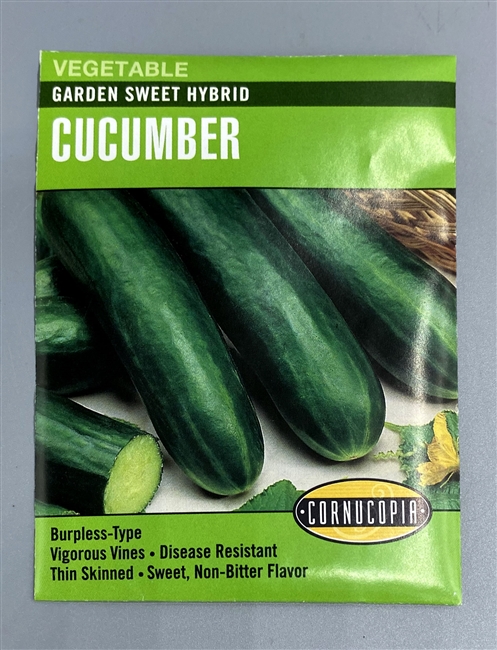 Cornucopia Garden Sweet Hybrid Cucumber