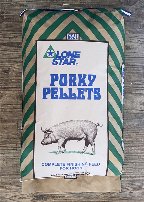 Lone Star Pork Pellets 14% 50lb