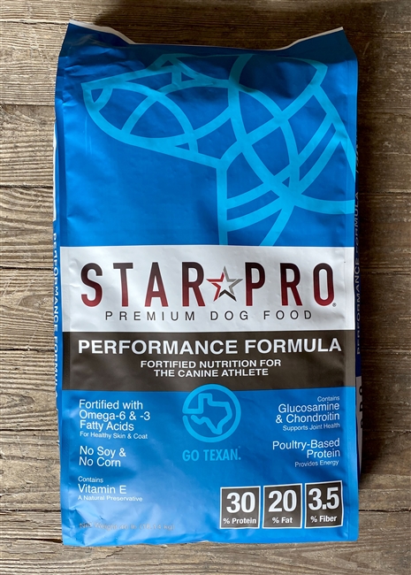 Star Pro Performance 30/20 Dog Food 40lb