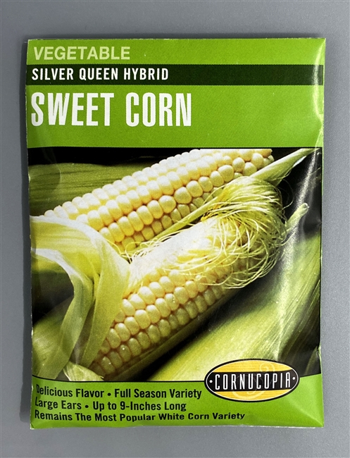 Cornucopia Silver Queen Hybrid Sweet Corn Seeds