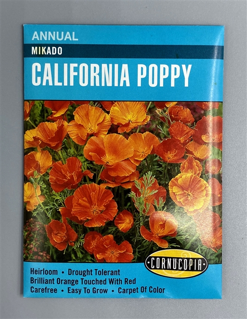 Cornucopia Mikado Californa Poppy