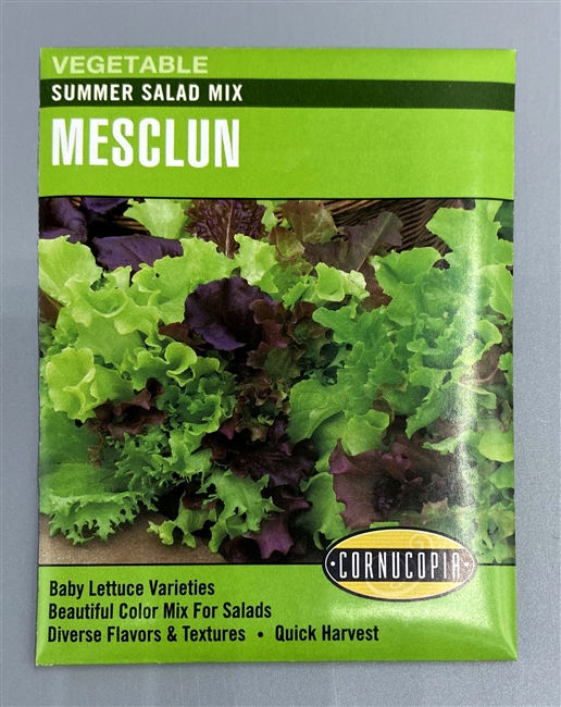 Cornucopia Summer Salad Mesclun Mix Lettuce Seeds