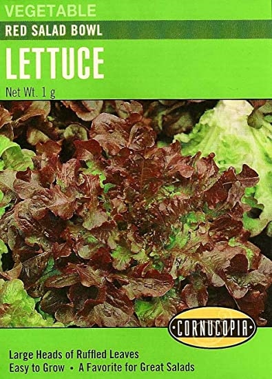 Cornucopia Red Salad Bowl Lettuce Seeds