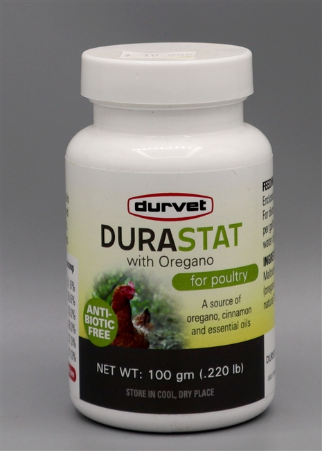 Durvet Durastat with Oregano Poultry Supplement, 100-grams