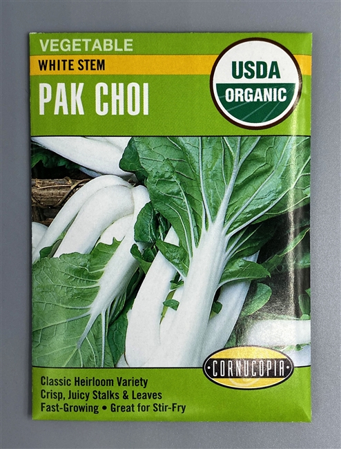 Cornucopia Organic White Stem Pak Choi