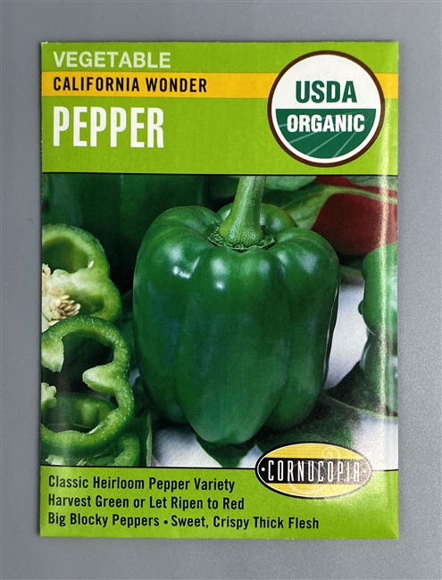 Cornucopia Organic California Wonder Pepper