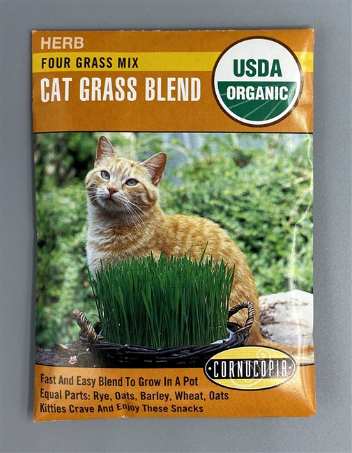Cornucopia Organic Four Grass Mix Cat Grass Blend