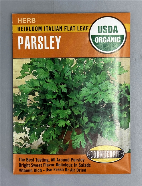 Cornucopia Organic Heirloom Italian Flat Leaf Parsley