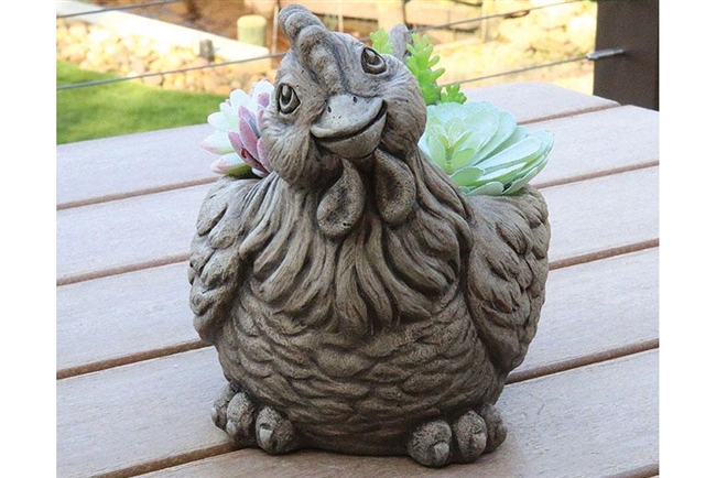 Massarelli Hannah the Hen Planter, 9"