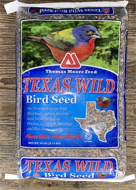 Thomas Moore Texas Wild Bird Seed 40lb