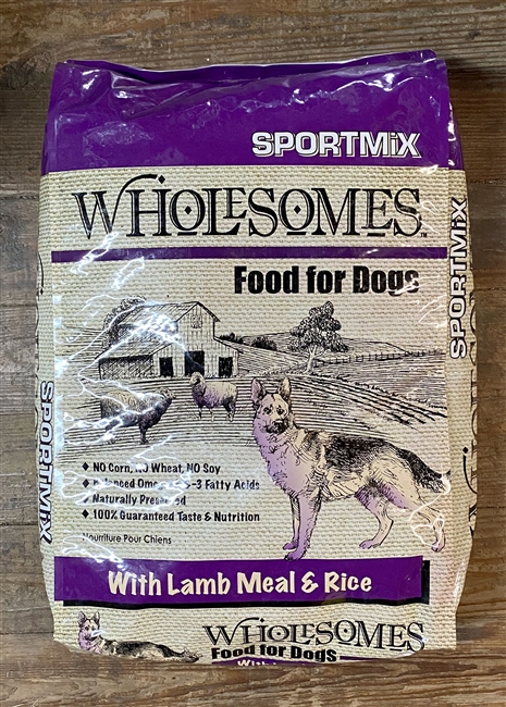 SPORTMiX Wholesomes with Lamb Meal & Rice Formula Dry Dog Food, 40Lbs.