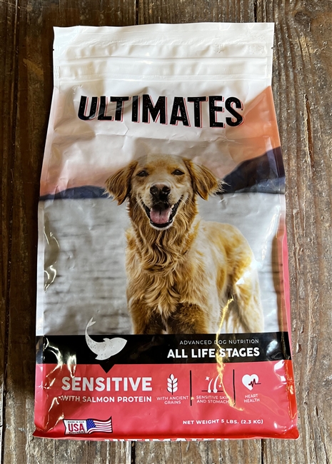 Ultimates Salmon Sensitive Skin 5lb Bag , 22/12