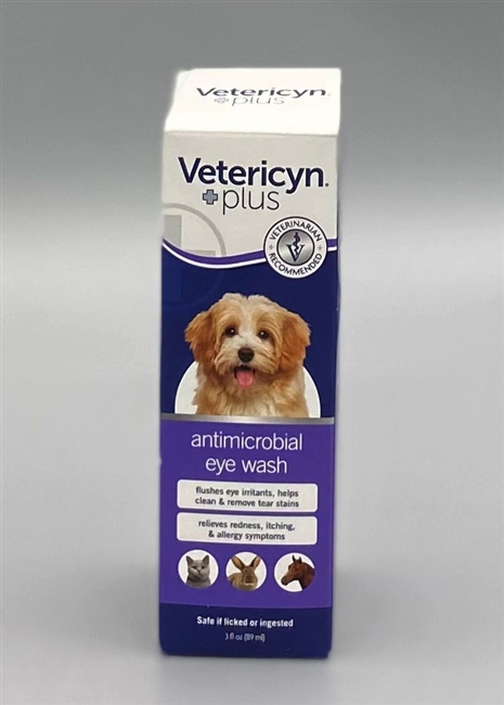 Vetericyn Plus All Animal Eye Wash, 3-oz bottle