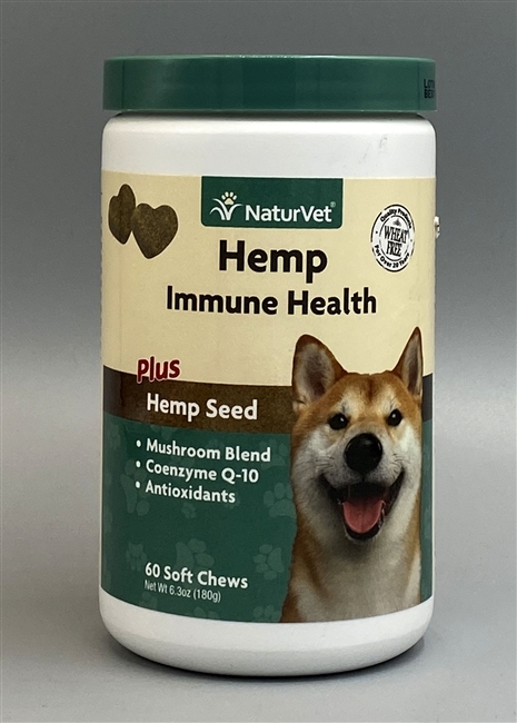 NaturVet Hemp Immune Health Soft Chews 60 ct