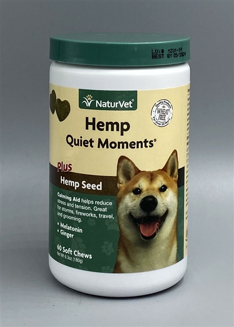 NaturVet Hemp Quiet Moments 60ct