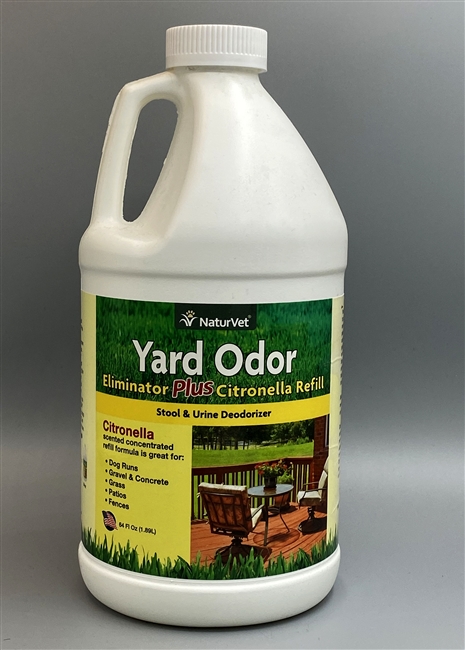 NaturVet Yard Odor Elimator Plus Citronella Refill 64 fl oz