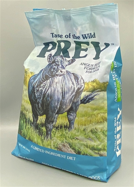 Taste of the Wild Prey Angus Beef Limited Ingredient Formula Grain-Free Dry Dog Food, 8-lb