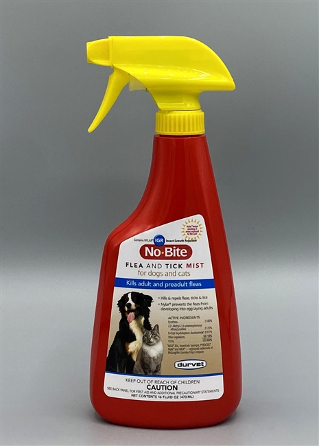 No Bite Flea and Tick Mist for Dogs and Cats 16 oz