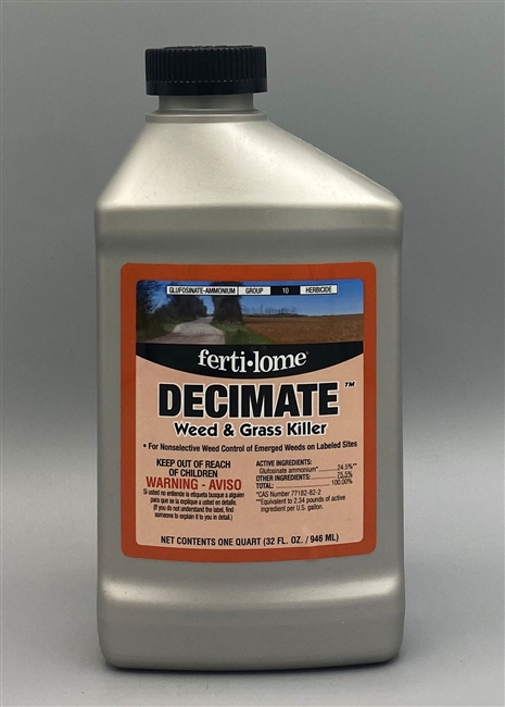 Fertilome Decimate Weed & Grass Killer 32 oz