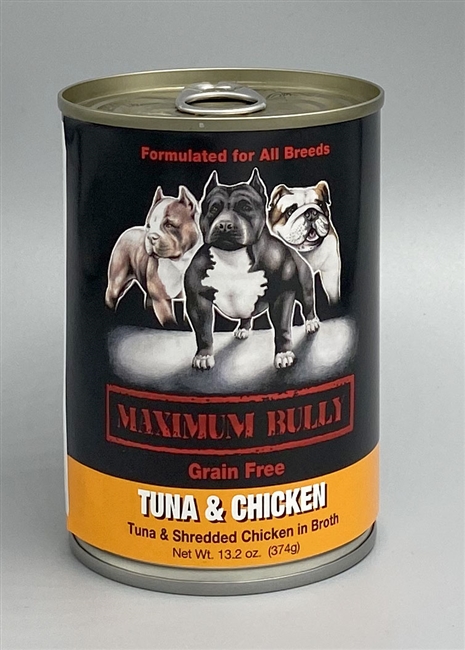 Maximum Bully Tuna and Chicken 13.2oz can