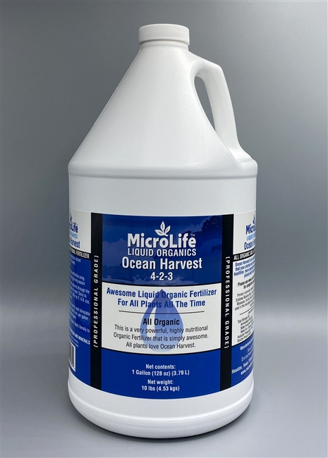 Microlife Ocean Harvest 4-2-3 Liquid Fertilizer Gallon