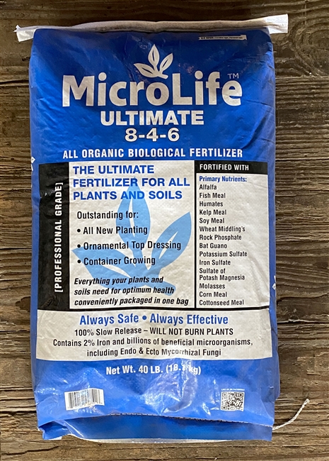 Microlife 8-4-6 Vegetable & Flower Organic Fertilizer 40lb