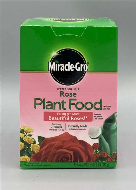Miracle Gro Rose Plant Food Water Soluble 1.5 #