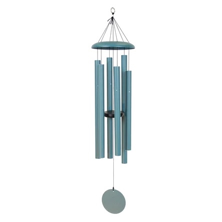 Corinthian Bells Wind Chime 44" Patina Green