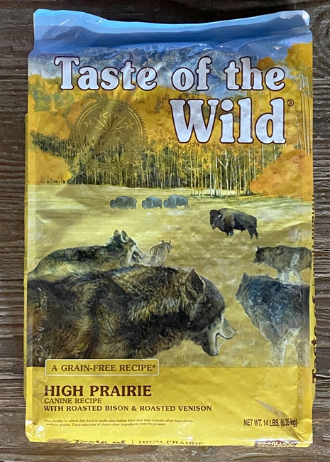 Taste of the Wild High Prairie Grain-Free Dry Dog Food 14lb