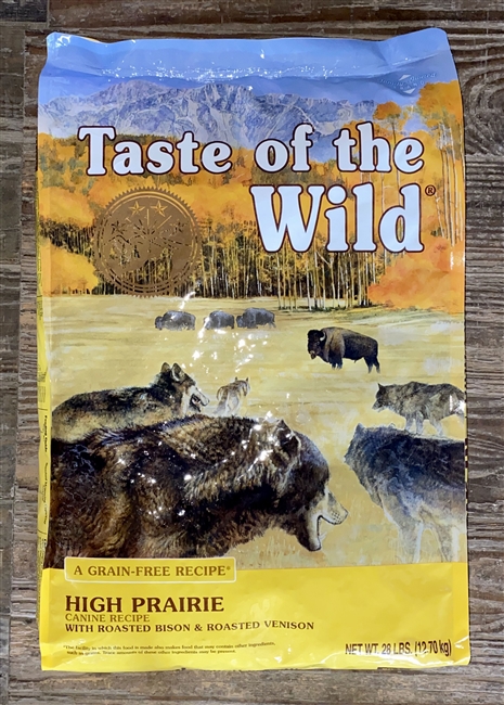 Taste of the Wild High Prairie Grain-Free Dry Dog Food 28lb