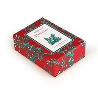 Holiday Classic Toile Paper-Wrapped Bar Soap (Case of 6)