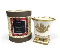 China Musk Classic Toile Petite Ceramic Candle (Case of 6)