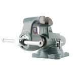 10" Jaw Opening 600s Machinists' Bench Vises - Swivel Base 6" Jaw Width  5-1/2" Throat Depth